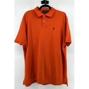 Polo Ralph Lauren Men's Classic Fit Polo Shirt Size XL Orange Preppy Golf